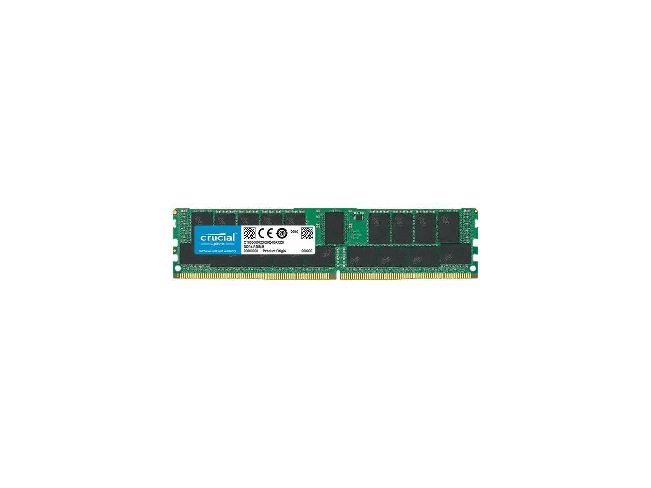 Crucial 32G 288-Pin DDR4 SDRAM ECC Buffered / Registered DDR4 2400 (PC4 19200) Server Memory Model CT32G4RFD424A