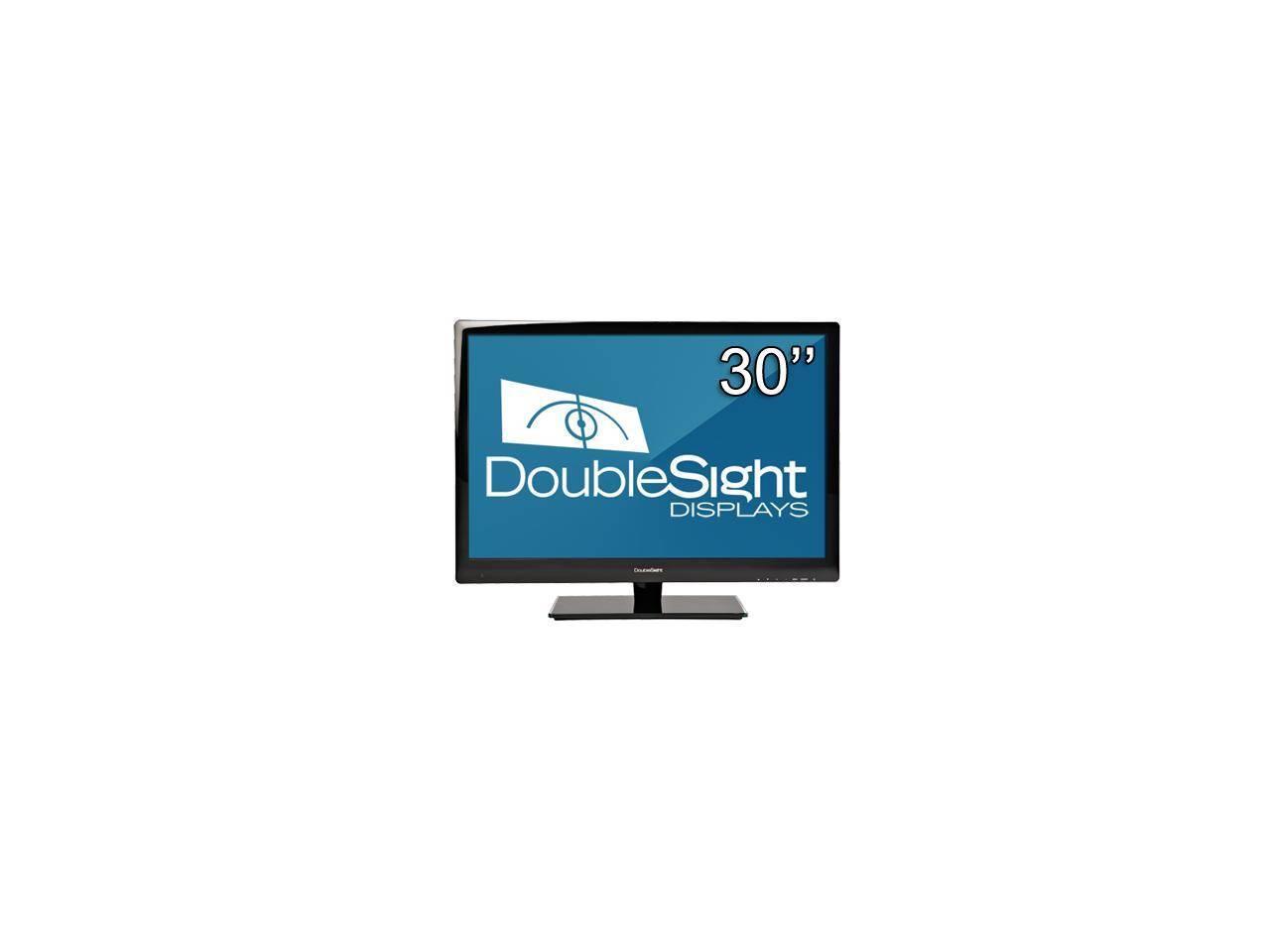 DoubleSight DS-232PS Black Dual Monitor Full Motion Flex Arm, Swing Style