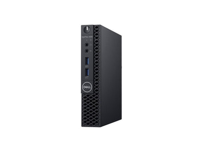 DELL Desktop Computer OptiPlex 3060 (XKF5K) Intel Core i5 8th Gen 8500T (2.10 GHz) 8 GB DDR4 256 GB M.2 SATA SSD Intel UHD Graphics 630 Windows 10 Pro 64-bit