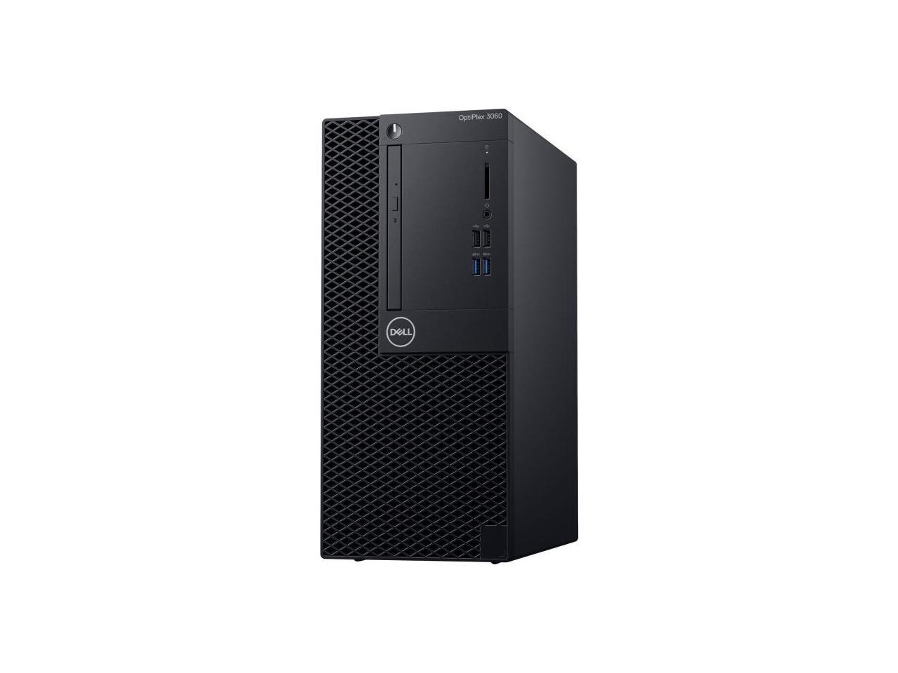 Dell OptiPlex 3000 3060 Desktop Computer - Intel Core i5 (8th Gen) i5-8500 3 GHz - 8 GB DDR4 SDRAM - 1 TB HDD - Windows 10 Pro 64-bit (English/French/Spanish) - Mini-tower