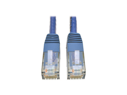 Tripp Lite Cat6 Gigabit Molded Patch Cable, 10 ft. RJ45 (M/M), 550MHz 24 AWG Blue 10' (N200-010-BL)