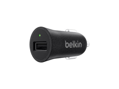 BELKIN F8M730BTBLK Black MIXIT Metallic 2.4A USB Car Charger