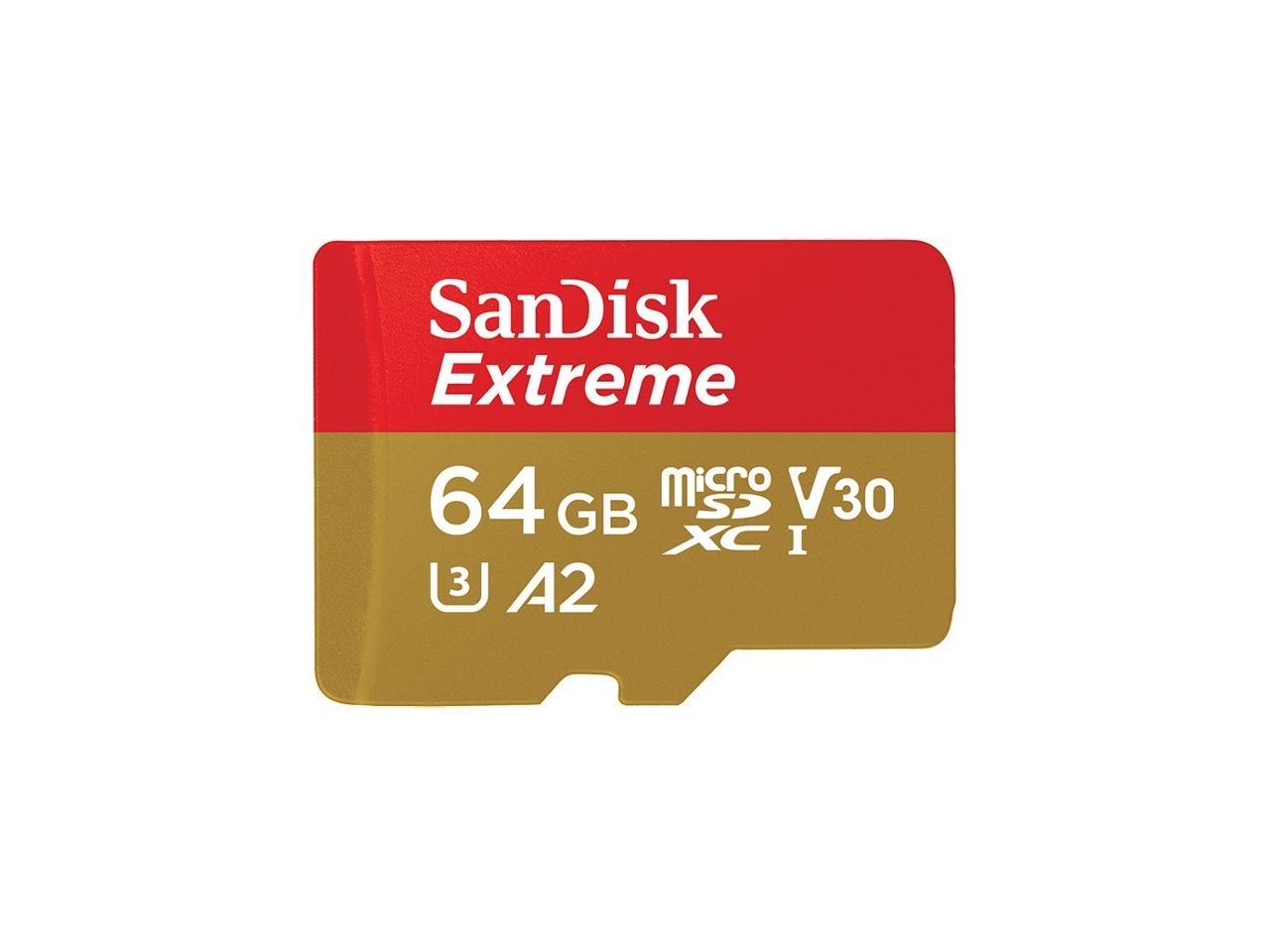 SanDisk Extreme 64 GB microSDXC Memory Card