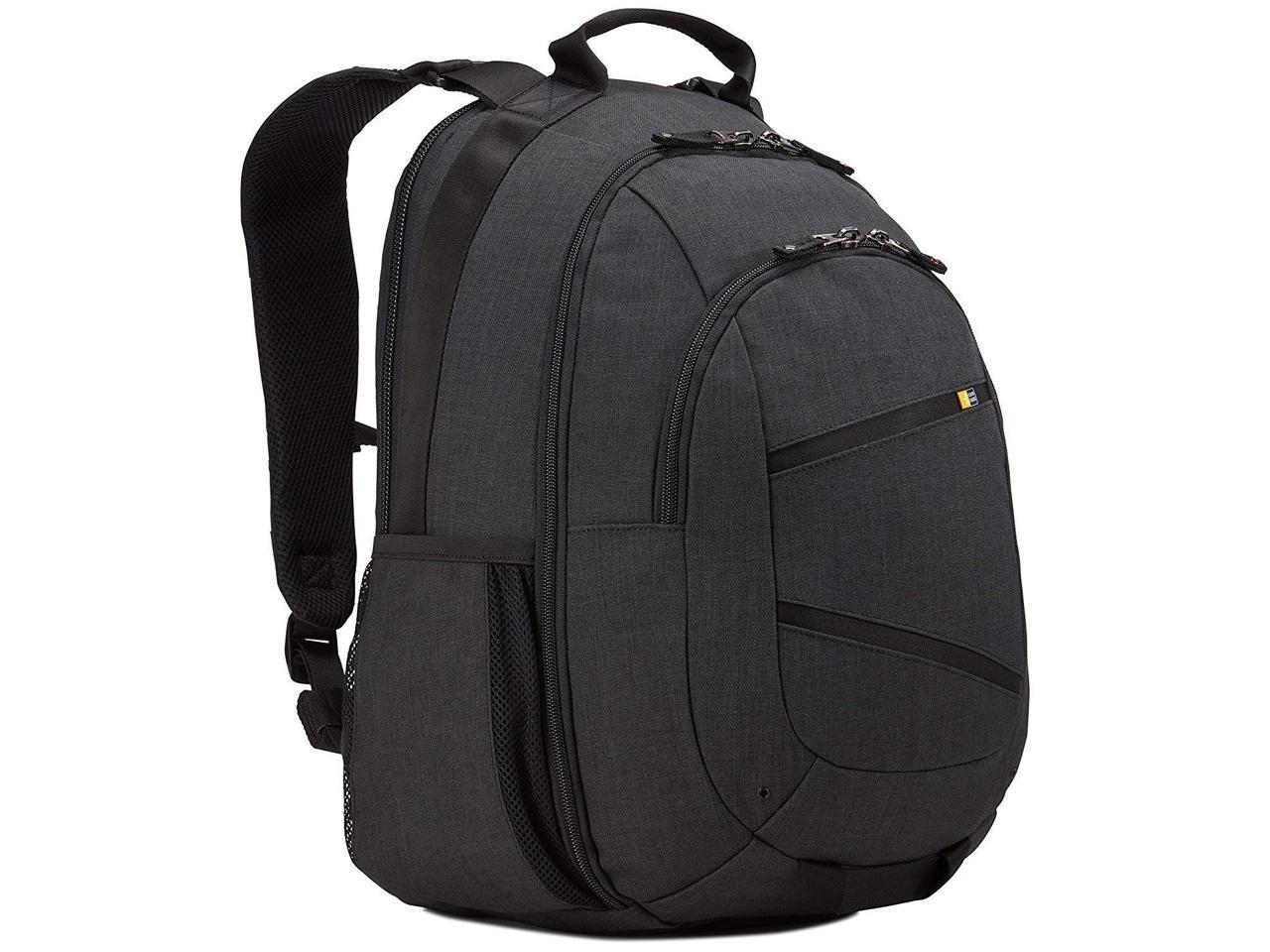 Case Logic Berkeley II 3203613 Carrying Case (Backpack) for 15.6" Pencil, Money, Notebook, Accessories, Pen, ID Card, Stylus, Tablet, Bottle - Black - Polyester - Shoulder Strap, Chest Strap - 11