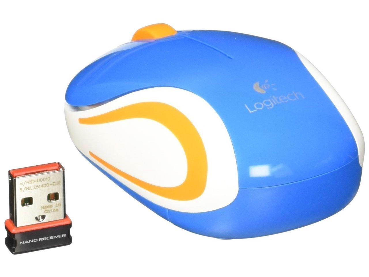 Logitech Wireless Mini Mouse M187 - Blue