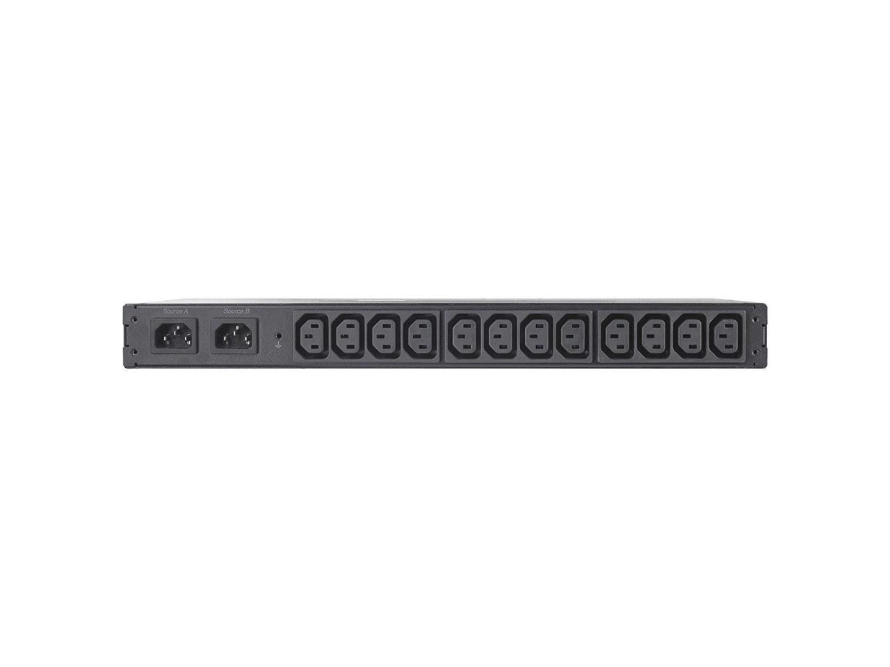 Schneider ATS 12-Outlet Automatic Transfer Switch - 2300 VA - 10 A