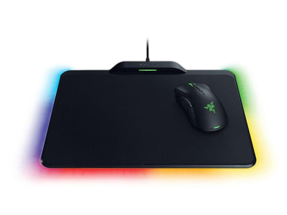 RAZER Mamba Gaming Mouse + Firefly Gaming Mouse Pad with HYPErFLUX Wireless Power Technology - Black
