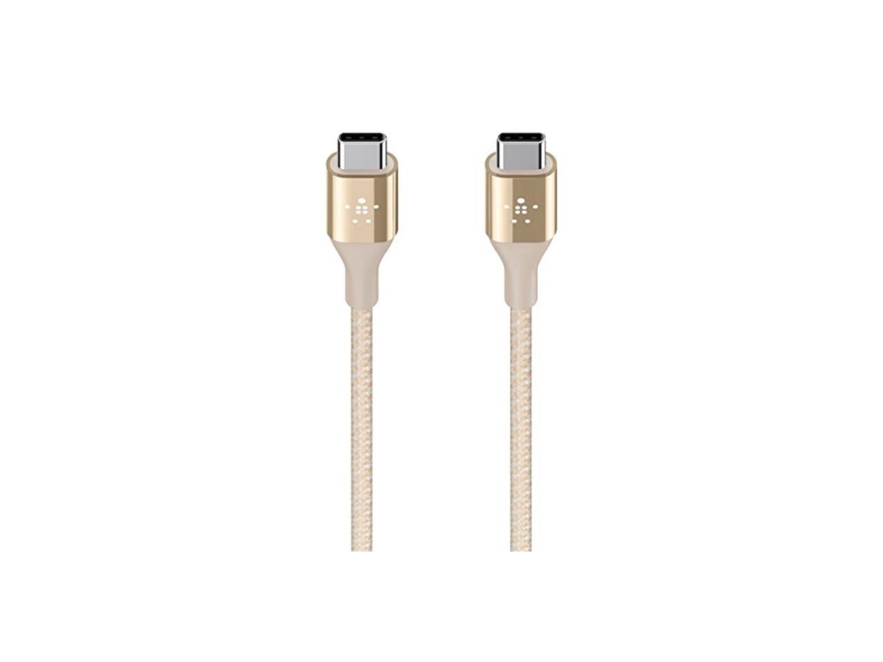 Belkin F2CU050bt04-GLD MIXIT USB-C Cable (USB Type-C) 4 ft, GOLD
