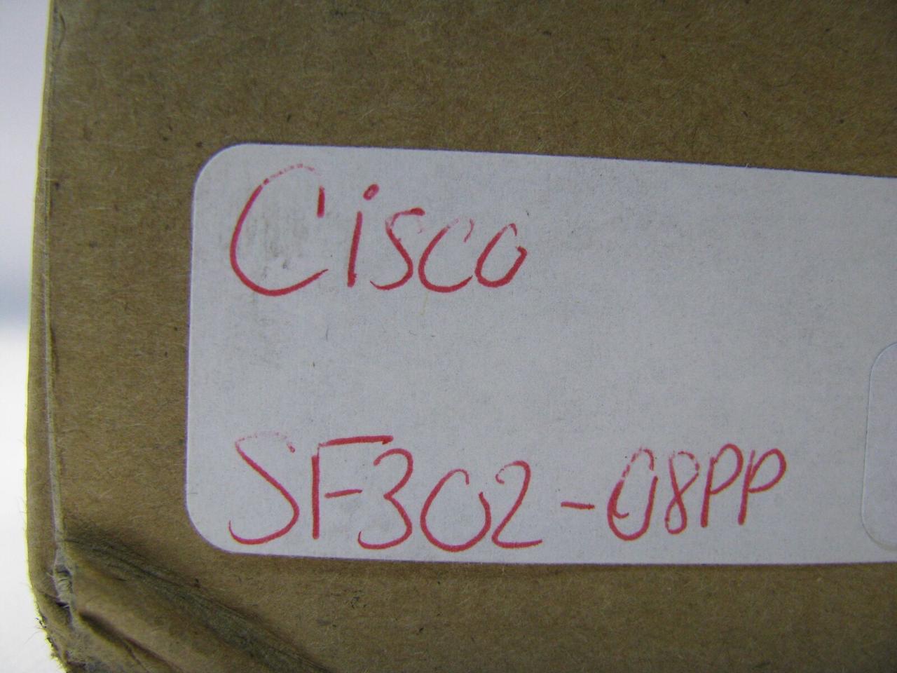 Cisco SF302-08PP 8 Port 10/100 PoE+ Managed Switch *New Sealed*