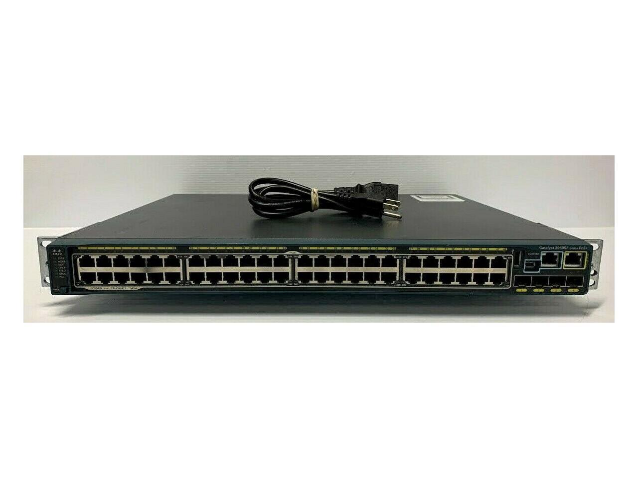 Cisco | WS-C2960S-F48FPS-L | 48-Port Fast Ethernet PoE Switch W/Rack Mount