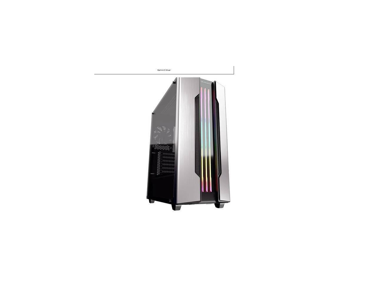 Cougar Gemini S Silver No Power Supply Mid Tower Case w/ Window (Sliver)