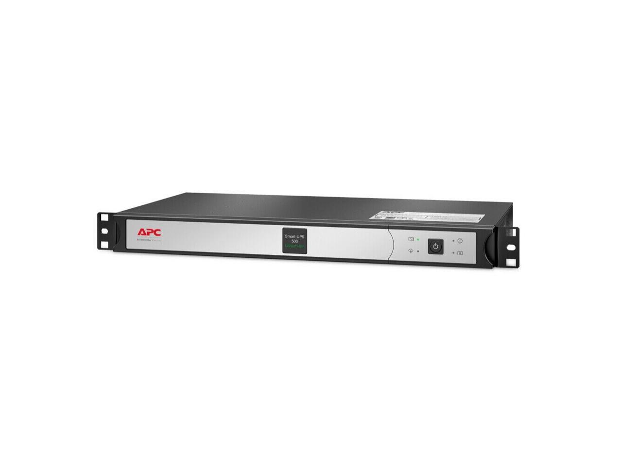 APC BY SCHNEIDER ELECTRIC SCL500RM1UNC SMART-UPS LI-ION SHORT DEPTH 500VA 120V