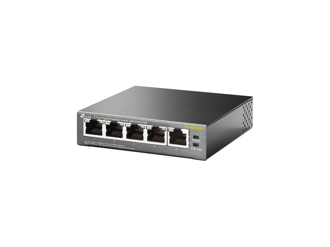 TP-LINK 5-Port Gigabit Desktop Switch with 4-Port PoE