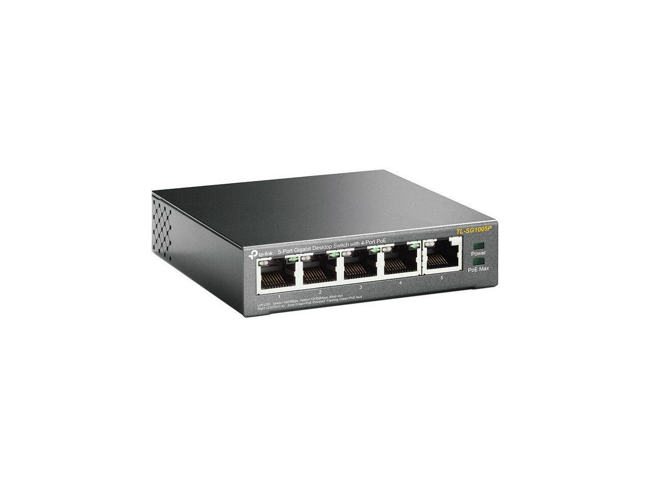 TP-LINK 5-Port Gigabit Desktop Switch with 4-Port PoE