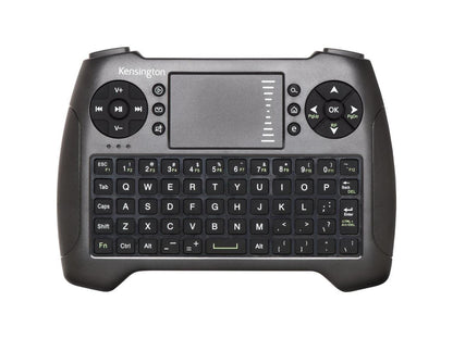 Kensington Wireless Handheld Keyboard - Wireless Connectivity - RF - USB InterfaceTouchPad - -