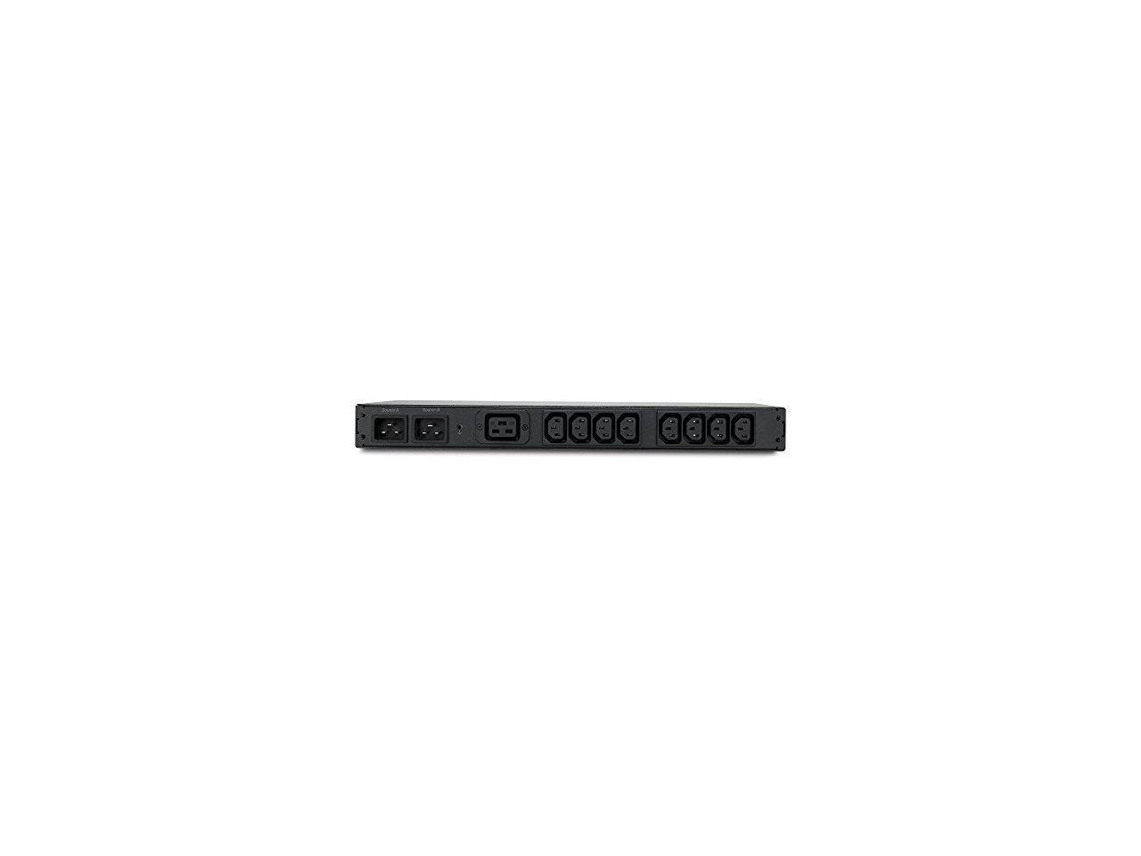 Apc By Schneider Rack Ats 230V 16A C20 In (8) C13 (1) C19 Out