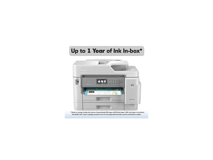 Brother MFC-J5945DW INKvestment Tank Wireless Duplex All-in-One Color Inkjet Printer with NFC and Up to 1-Year of Ink in-Box