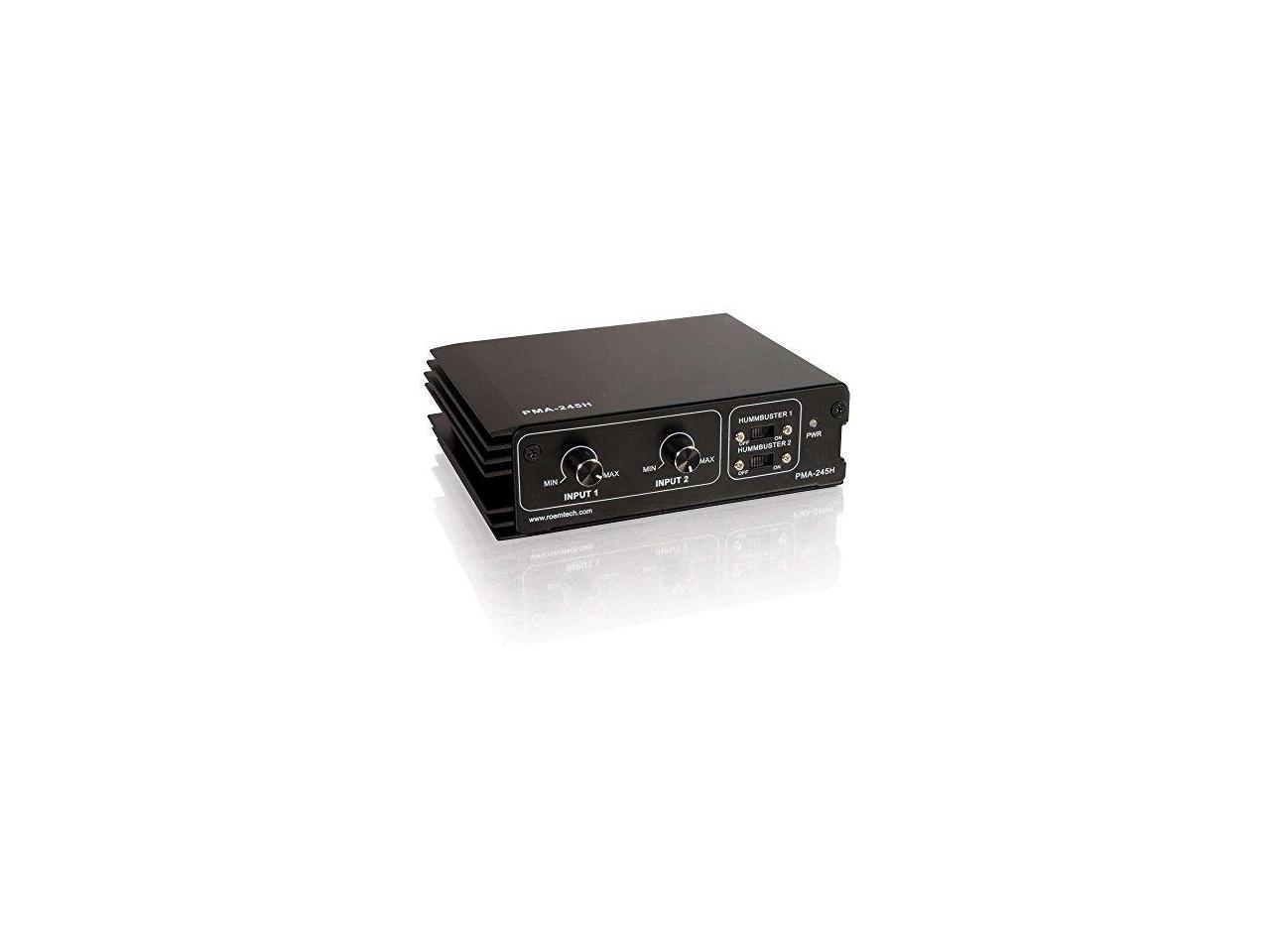 45 WATT STEREO MIXER/AMPLIFIER PLENUM RATED
