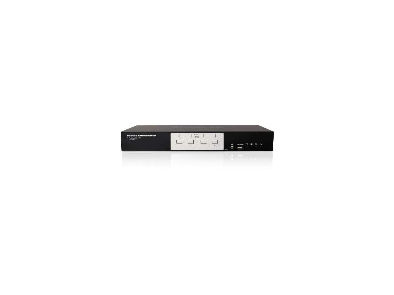 IOGEAR 4-Port Dual-Link DVI Secure KVM Switch (TAA)