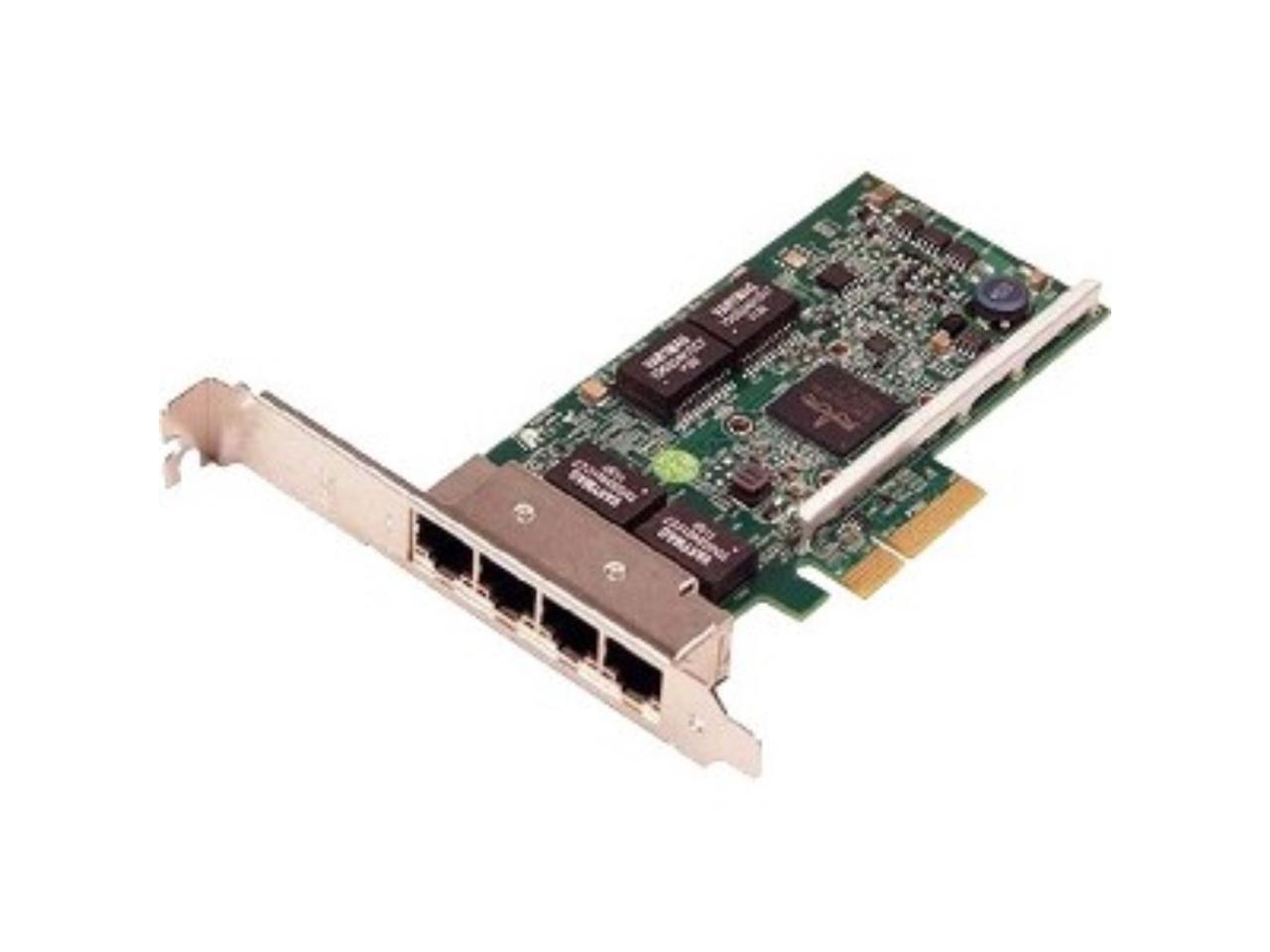 Dell 540-BBGX Broadcom 5719 Quad-Port Gigabit Network Interface Card 10/100/1000Mbps 4 x RJ45