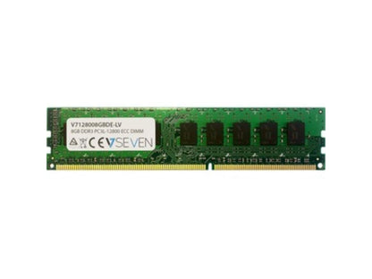 V7 8GB (1 x 8GB) 1600 MHz CL11 ECC DDR3 Memory (V7128008GBDE-LV)