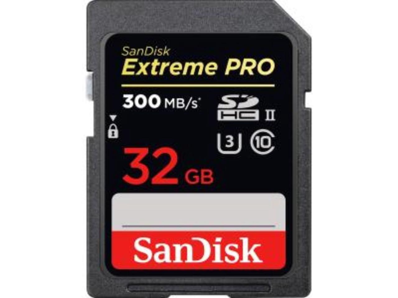SANDISK SDSDXPK-032G-ANCIN 32GB Extreme Pro SD 300 26