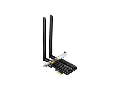 TP-Link WiFi 6 AX3000 PCIe WiFi Card for PC with Heat Sink (Archer TX50E), Bluetooth 5.0, 802.11AX Dual Band Wireless Adapter with MU-MIMO, Ultra-Low Latency