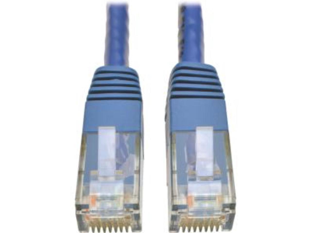 Tripp Lite Cat6 Gigabit Molded Patch Cable, 10 ft. RJ45 (M/M), 550MHz 24 AWG Blue 10' (N200-010-BL)