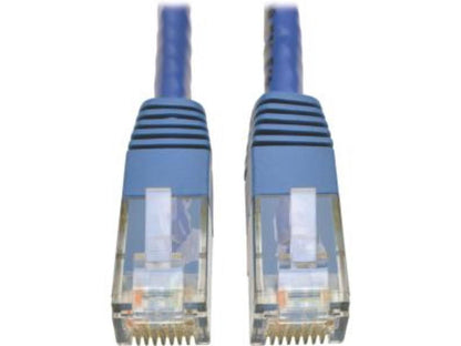 Tripp Lite Cat6 Gigabit Molded Patch Cable, 10 ft. RJ45 (M/M), 550MHz 24 AWG Blue 10' (N200-010-BL)