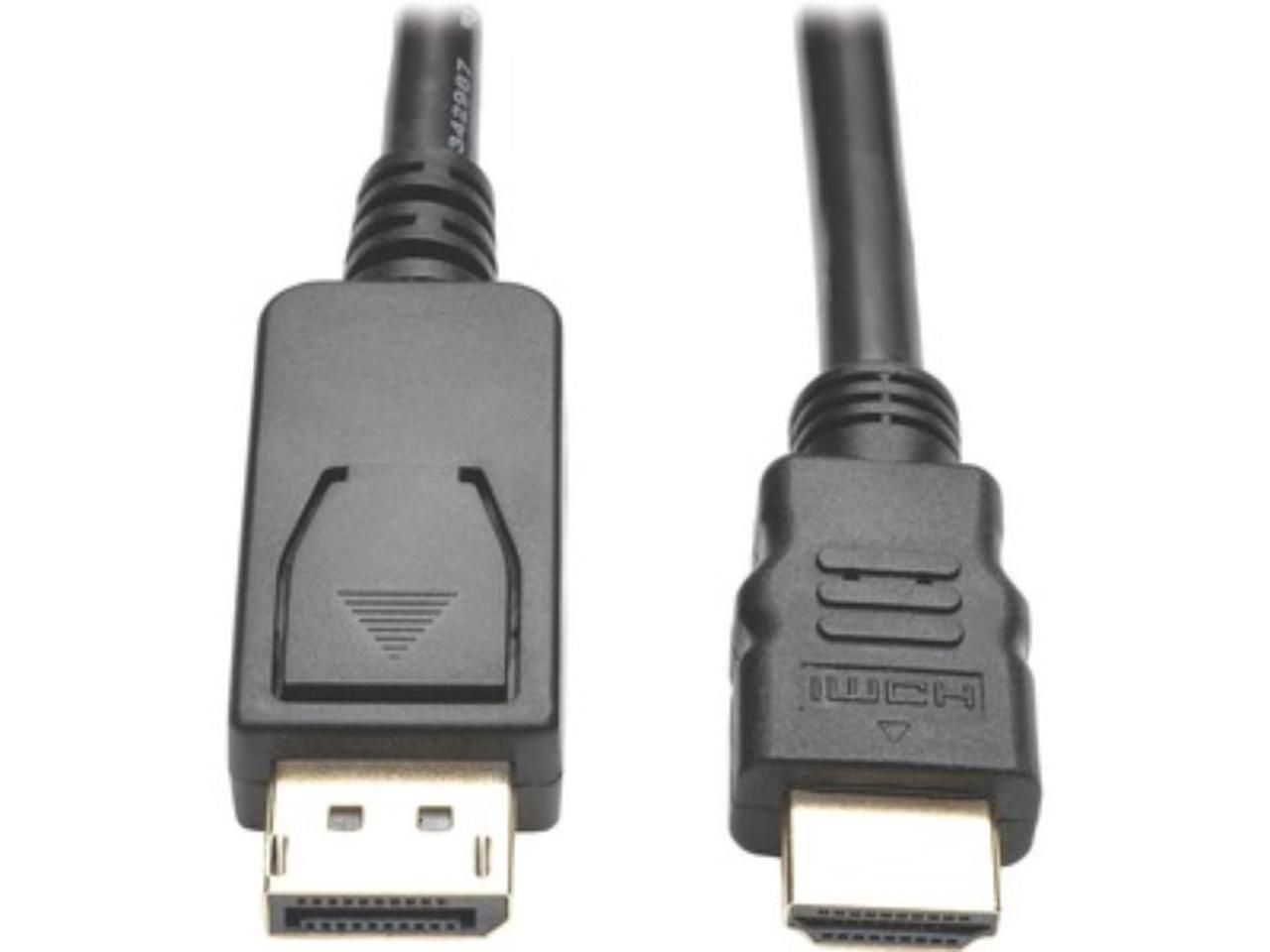 Tripp Lite DisplayPort 1.2 to HD Active Adapter Cable, DP with Latches to HDMI (M/M), UHD 4K x 2K/1080p, 6 ft. (P582-006-V2-ACT)