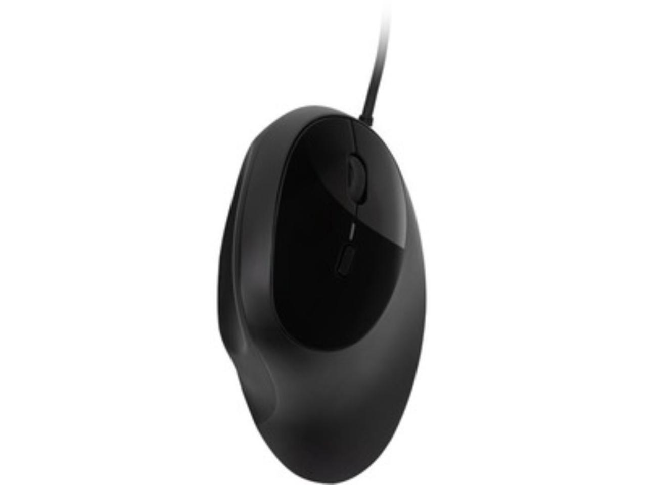 Kensington Pro Fit K75403WW Black 5 Buttons 1 x Wheel USB Wired 3200 dpi Ergo Mouse