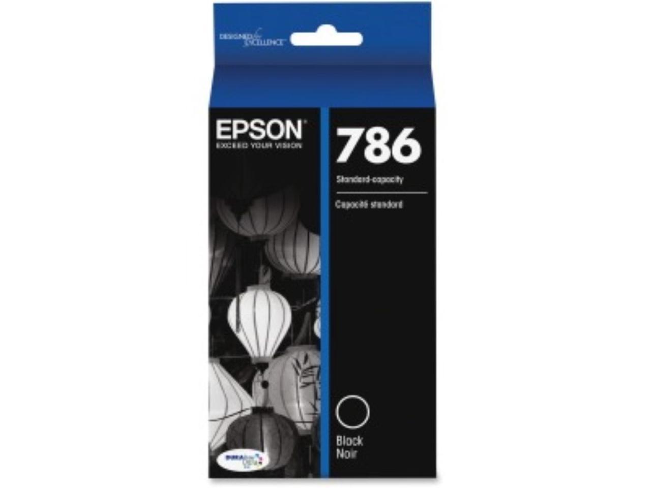 Epson T786120-S T786 DuraBrite Ultra Black Ink