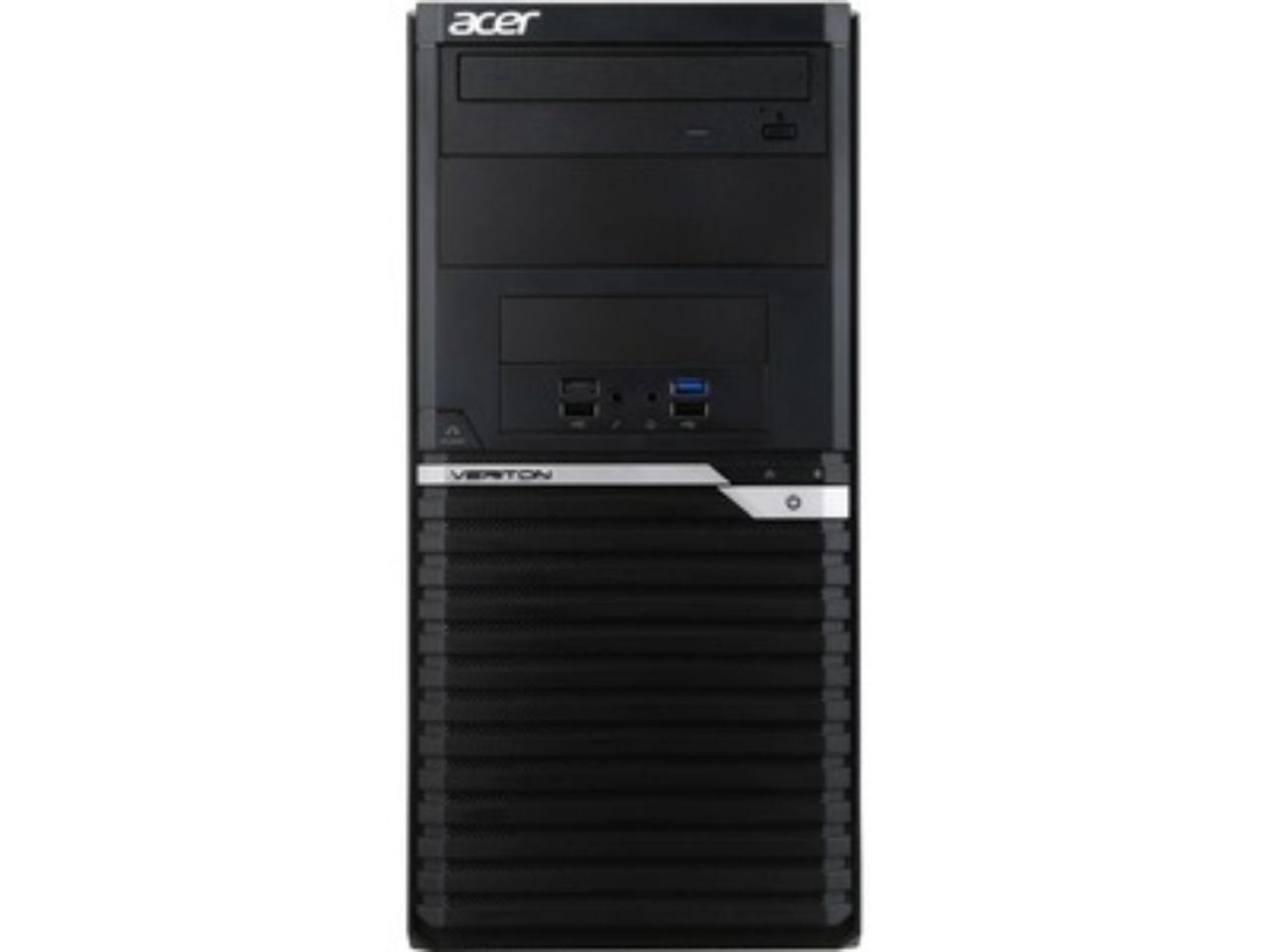 Acer Desktop Computer Veriton M VM4660G-I3810H1 Intel Core i3 8100 (3.60 GHz) 4 GB DDR4 500 GB HDD Intel UHD Graphics 630 64-bit Windows 10 Pro