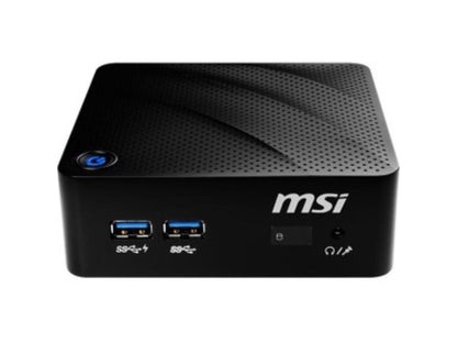 MSI Desktop Computer Cubi N CubiN-8GL-010US Pentium Silver N5000 (1.10 GHz) 4 GB DDR4 500 GB HDD 32 GB SSD Intel UHD Graphics 605 Windows 10 Pro 64-Bit