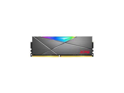 XPG SPECTRIX D50 RGB Desktop Memory: 32GB (2x16GB) DDR4 3200MHz CL16 GREY