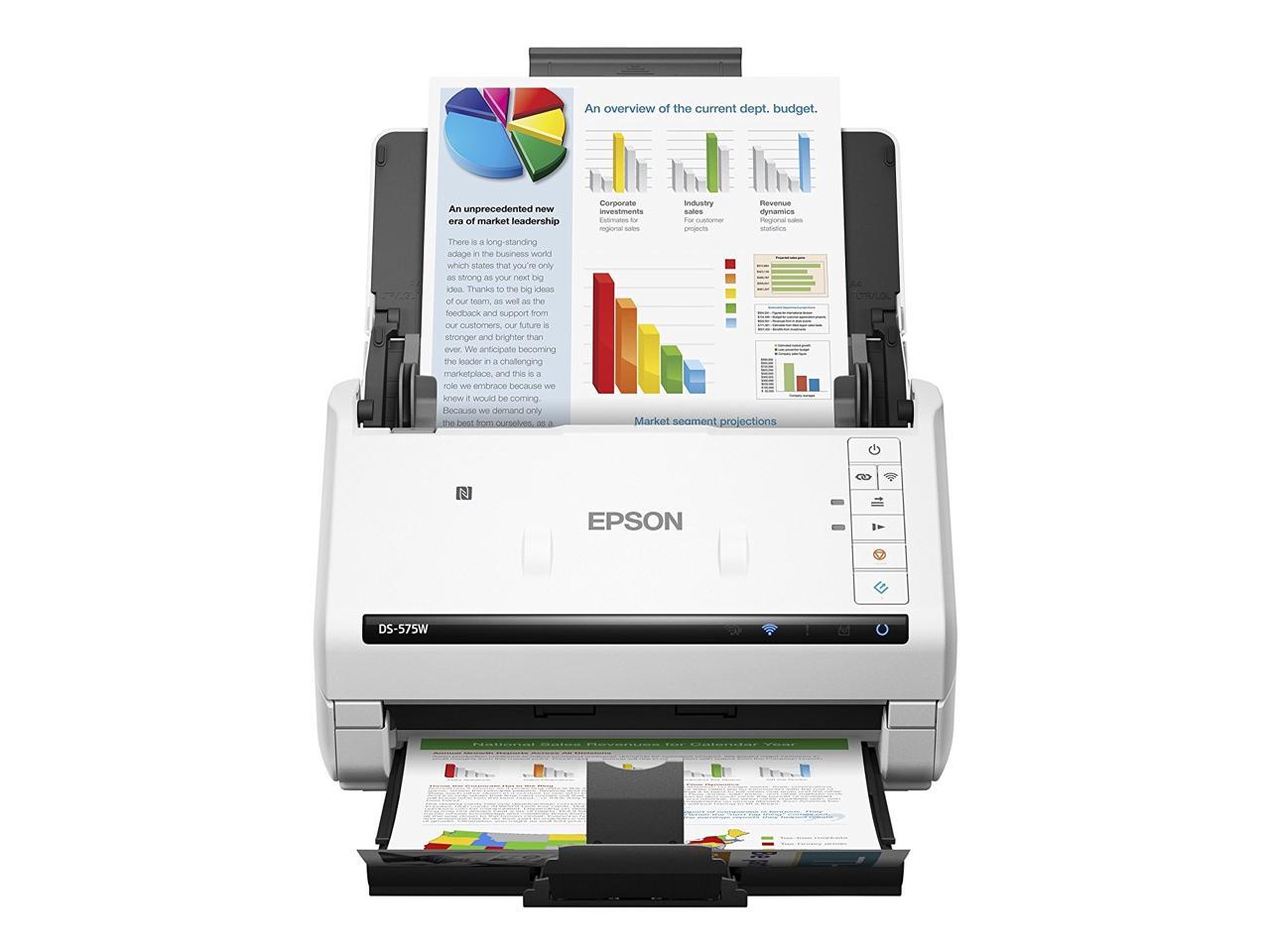 Epson DS-575W Sheetfed Scanner - 600 dpi Optical