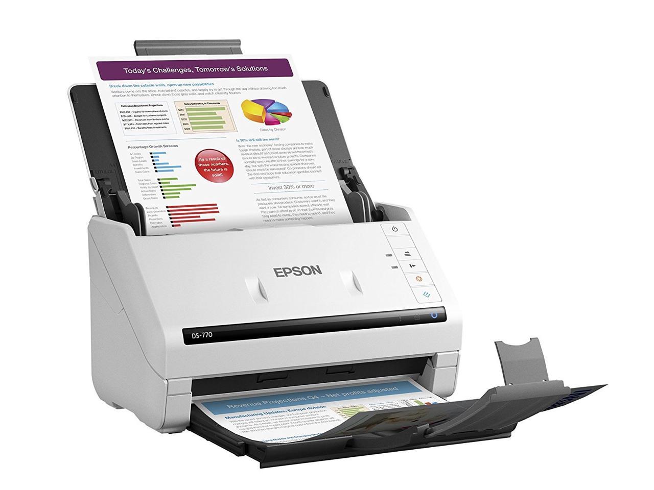 Epson WorkForce DS-770 Sheetfed Scanner - 600 dpi Optical