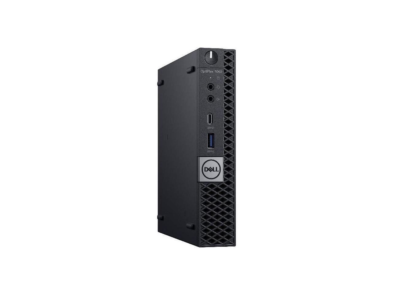 Dell OptiPlex 7060 (W75N1) Micro Desktop Intel Core i5-8500T 4 GB DDR4 500 GB HDD Windows 10 Pro