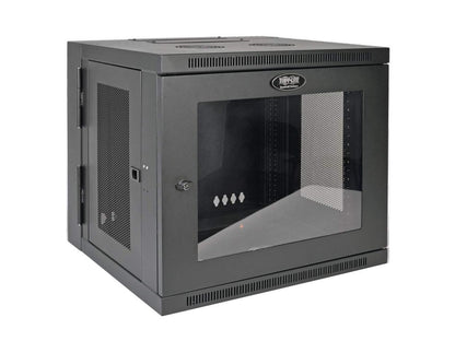 Tripp Lite 10U Wall-Mount Rack Enclosure Server Cabinet, Hinged Back, Clear Acrylic Window (SRW10USG)