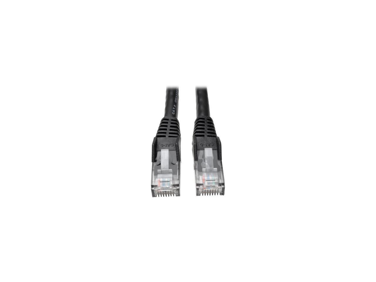 TRIPP LITE CONNECTIVITY N201-001-BK50BP 1FT CAT6 PATCH CABLE M/M BLACK