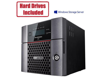 Buffalo TeraStation WS5220DN NAS Storage System - Intel Atom C3338 Dual-core (2 Core) 1.50 GHz - 2 x HDD Supported - 2 x HDD Installed - 4 TB Installed HDD Capacity - 8 GB RAM DDR4 SDRAM - Serial ATA/