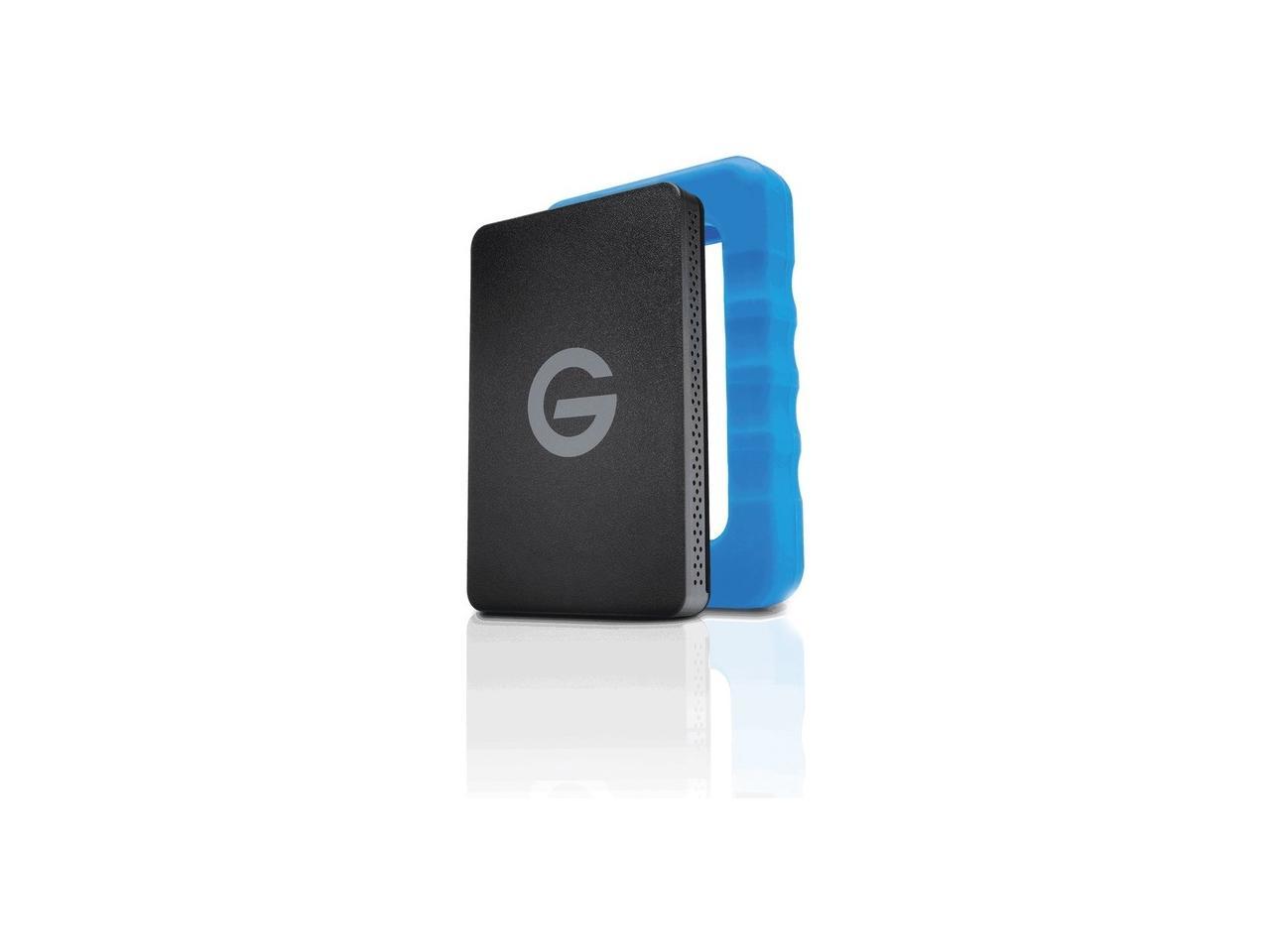 Thermal Grizzly 2TB G-DRIVE ev RaW Portable External Hard Drive with Removable Protective Rubber Bumper, USB 3.0 (0G10199)