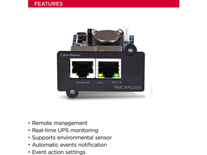 UPS & ATS PDU REMOTE MGMT CARD