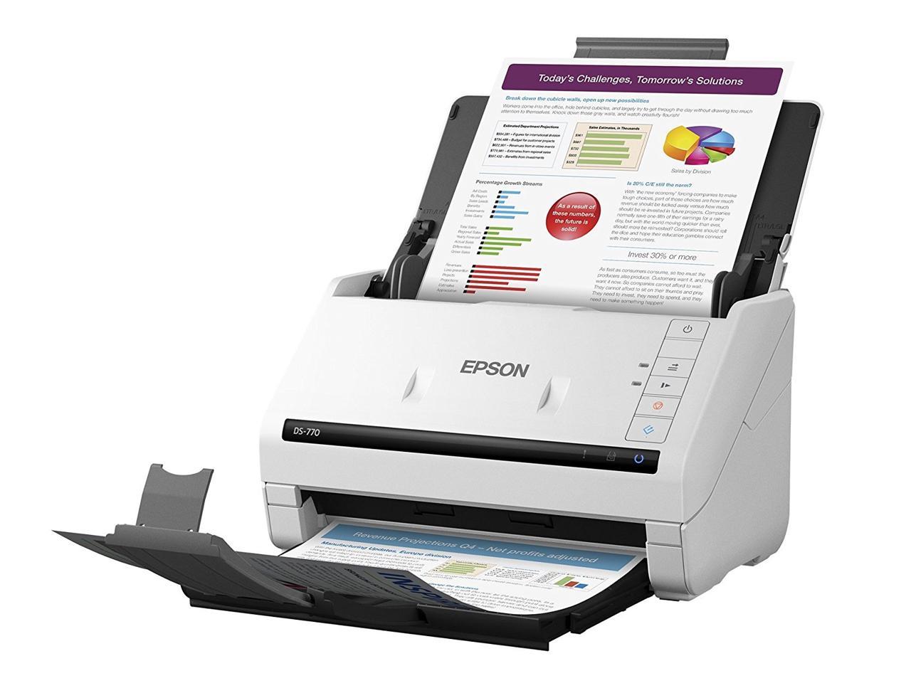 Epson WorkForce DS-770 Sheetfed Scanner - 600 dpi Optical