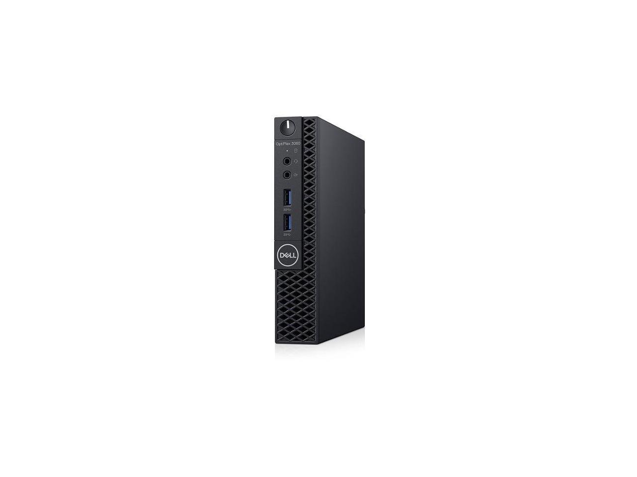 Dell OptiPlex 3000 3060 Desktop Computer - Intel Core i5 (8th Gen) i5-8500T 2.10 GHz - 4 GB DDR4 SDRAM - 500 GB HDD - Windows 10 Pro 64-bit (English/French/Spanish) - Micro PC