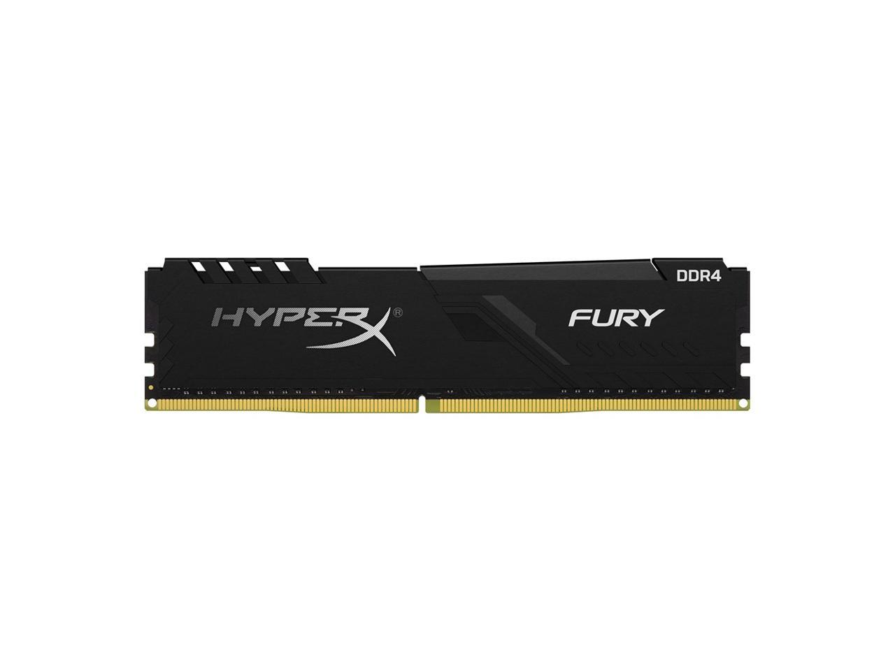 HyperX FURY 8GB (2 x 4GB) 288-Pin DDR4 SDRAM DDR4 2666 (PC4 21300) Desktop Memory Model HX426C16FB3K2/8
