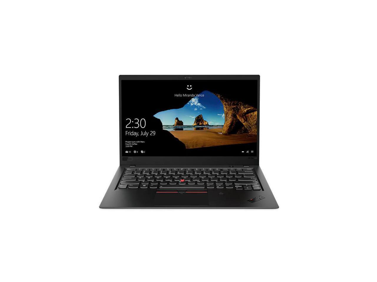 Lenovo 20KH002RUS Thinkpad X1 Carbon 20Kh - Ultrabook - Core I7 8650U / 1.9 Ghz - Win 10 Pro 64-Bit - 16 Gb Ram - 512 Gb Ssd Tcg Opal Encryption 2, Nvme - 14 Inch Ips 2560 X 1440 (Wqhd) - Uhd Graphic