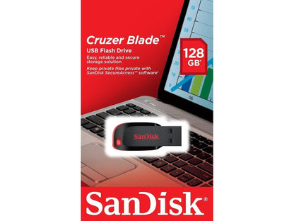 SanDisk 128GB Cruzer BLADE USB Thumb Flash Memory Pen Drive SDCZ50-128G-B35