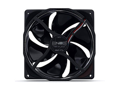 Noiseblocker NB-eLoop Series B12-PS Black Edition 120mm PWM Bionic Loop Rotor Fan, 1500rpm, 21 dBA