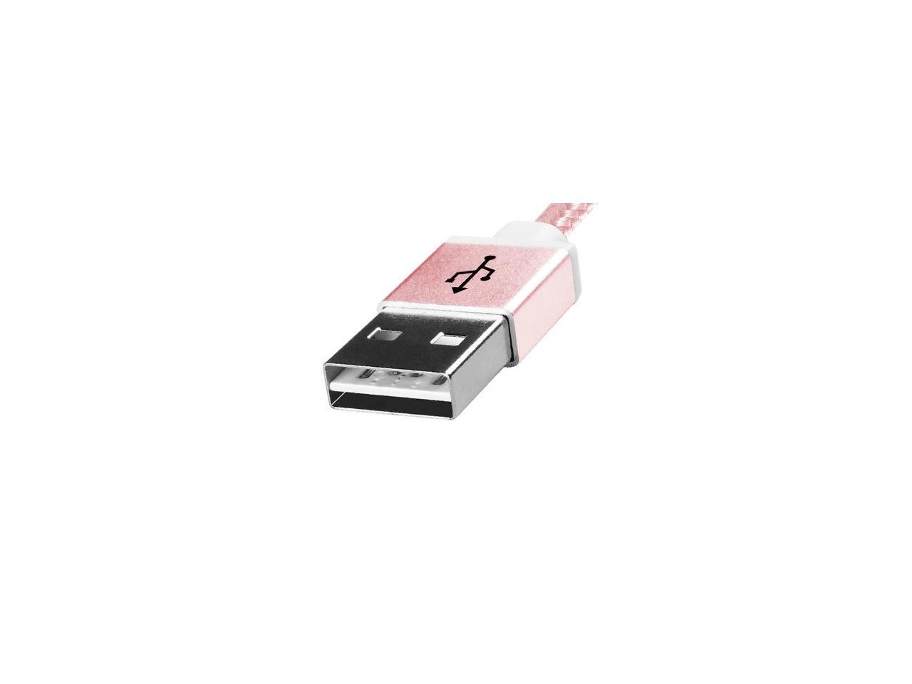 AData Android USB to Micro USB Charging/Sync Cable, 100cm - Rose Gold